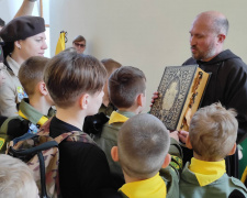 Пластуни-новаки з Дніпра відзначили День першої пластової присяги в Кам&#039;янському