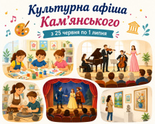 Афіша у закладах культури Кам’янського
