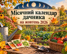 Місячний календар городника на жовтень 2026
