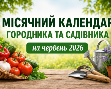 Місячний календар городника та садівника на червень 2026: вдалі дні для посіву, пересадки та поливу 