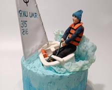 Коли торт - це мистецтво: кондитер з Дніпропетровщини створив унікальний десерт для поціновувача вітрил