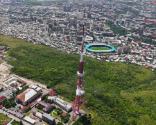 Світлові дизайнери з Дніпра встановили унікальну медіа-арт-інсталяцію на одній з найвищих телевеж Європи