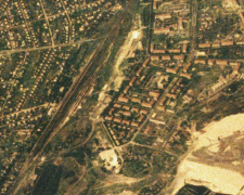 Оприлюднено унікальні кадри з космосу: Кам’янське на першому кольоровому супутниковому фото 60-х