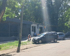 У центрі Кам'янського заради парковки вирубали дерева