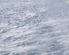 Сніг, що «біжить» по воді: на Дніпропетровщині зафіксували рідкісну зимову поземку