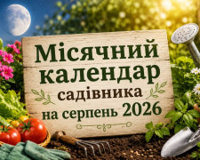 Місячний календар садівника на серпень 2026