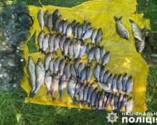 На Кам&#039;янському водосховищі двоє браконьєрів «нарибалили» на 150 тисяч гривень