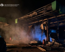 У Кам’янському через влучання дрона горіла АЗС