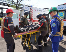 Уламки ворожого БПЛА на Каметсталі: підприємство перевірило злагодженість дій у критичній ситуації