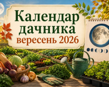 Місячний календар дачника на вересень 2026: сприятливі дні для посіву, посадки та збору урожаю