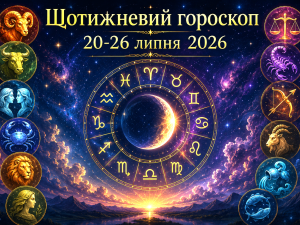 Гороскоп на тиждень з 20 по 26 липня: час рішучих кроків, нових можливостей і важливих змін