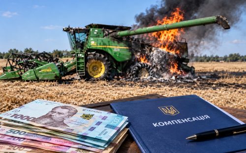 Уряд підтримав аграріїв та бізнес Дніпропетровщини: за пошкоджену або знищену техніку можна отримати компенсацію