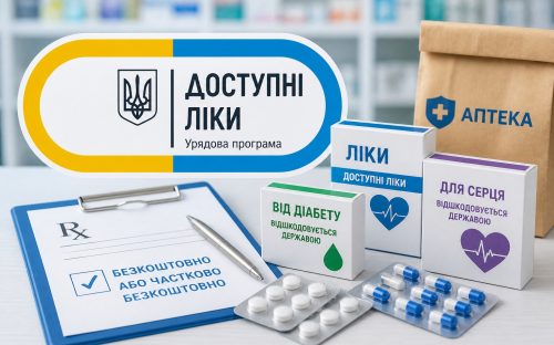 «Доступні ліки»: з 4 травня дорогі препарати для серця та від діабету можна отримати за півціни