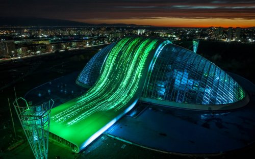 Світло без кордонів: дніпровська команда Expolight запустила рекордну 3D-проекцію у Грузії