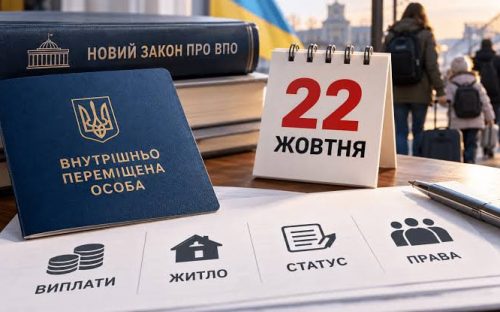 Новий Закон про ВПО з 22 жовтня 2026 року: роз’яснення щодо документів, виплат і пенсій