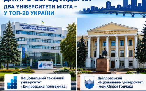 Дніпро підтвердив статус студентського міста: два університети - серед найкращих в Україні