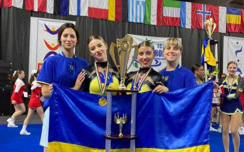 Черлідерки Кам’янського здобули «золото» на чемпіонаті Європи