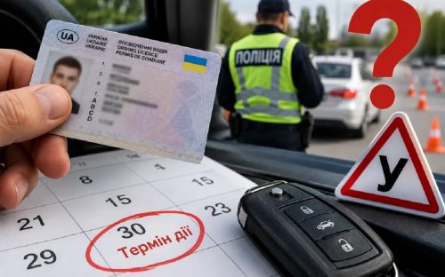 Протерміноване посвідчення та штрафи: коли водіям-початківцям доведеться перескладати іспити в МВС