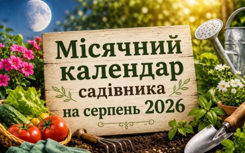 Місячний календар дачника на серпень 2026: коли сіяти, збирати врожай і доглядати за городом