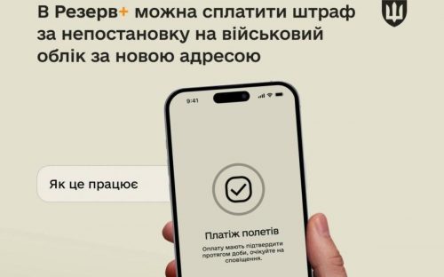 Резерв+: як сплатити штраф за непостановку на військовий облік після переїзду