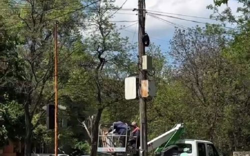 У Жовтих Водах встановлюють сонячні світильники від німецьких партнерів - подробиці