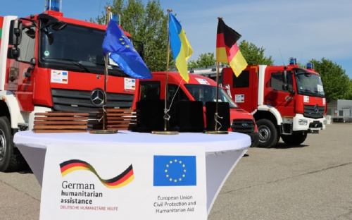 Дніпропетровщина отримала пожежно-рятувальну техніку від німецьких партнерів