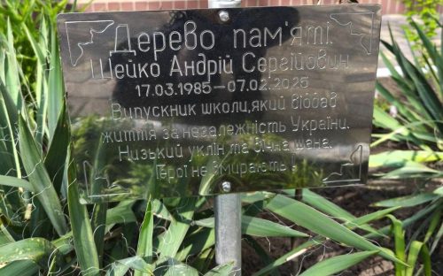 У Кам’янському висадили сакури на честь полеглого Героя - відео