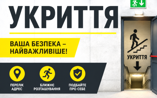У Кам’янському оновили список укриттів: де шукати захист під час тривоги