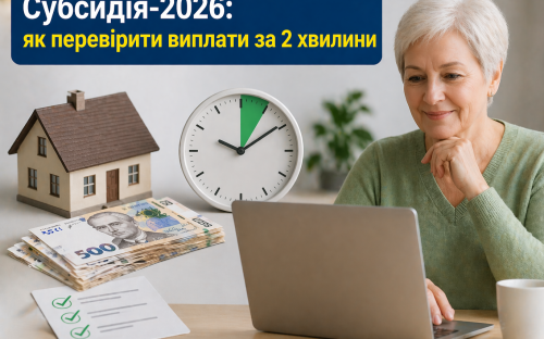 Субсидія-2026: як перевірити виплати за дві хвилини, не виходячи з дому