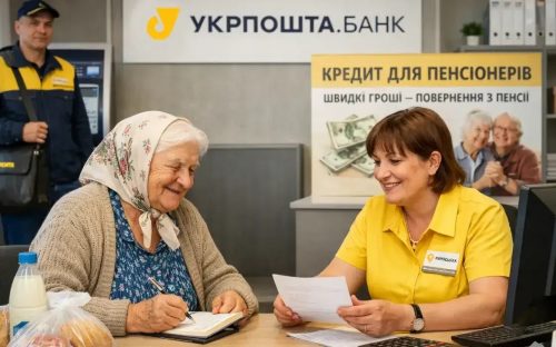 Укрпошта створить банк: пенсіонерам надаватимуть невеликі кредити через листонош