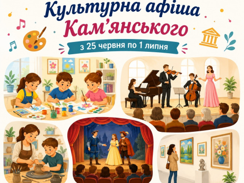 Афіша у закладах культури Кам’янського