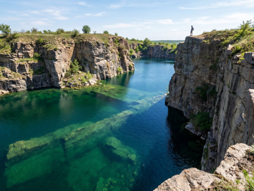 Гранітні скелі та кришталева вода