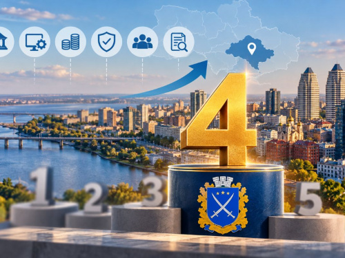 Дніпро увійшов до четвірки найкращих міст України за європейськими стандартами