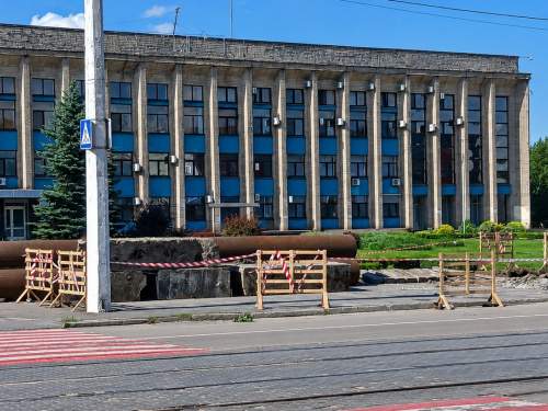 Ремонт тепломережі у Кам’янському триває