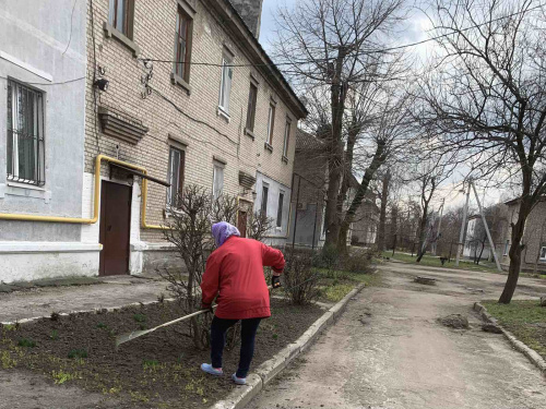 Кам'янське - місто небайдужих людей: мешканці наводять лад на прибудинкових територіях