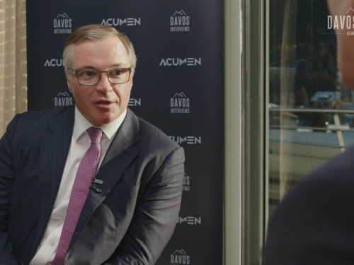 Сталь - матеріал сталого майбутнього: СEO Метінвесту Юрій Риженков для CBS News у Давосі про майбутнє галузі й трансформацію компанії під час війни