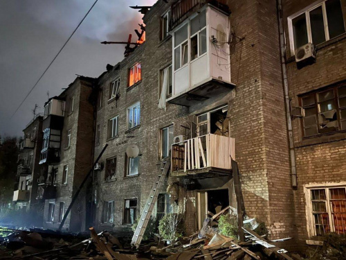 Наслідки масованого удару безпілотників по Кам&#039;янському: оприлюднено фото
