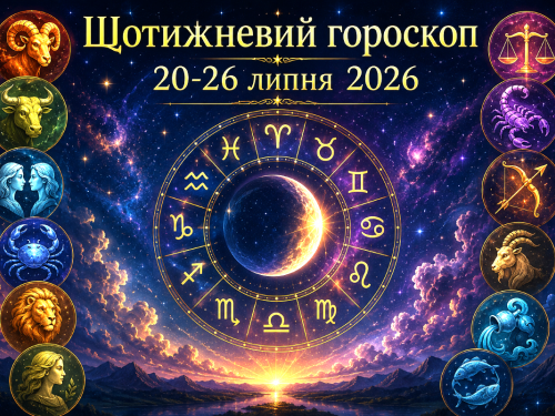 Гороскоп на тиждень з 20 по 26 липня: час рішучих кроків, нових можливостей і важливих змін
