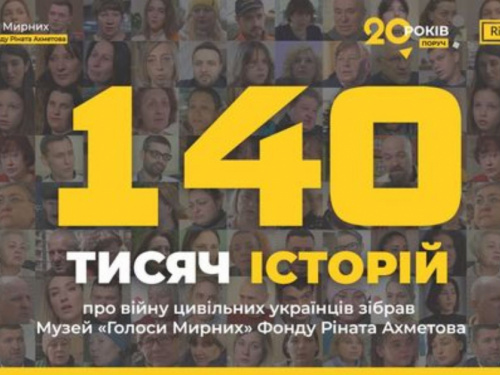 Музей «Голоси Мирних» Фонду Ріната Ахметова зібрав 140 тисяч історій про війну цивільних українців: як додати свою розповідь