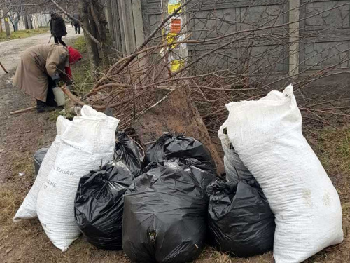 У Кам'янькому пройшли перші весняні толоки: на прибирання вийшли органи самоорганізації населення