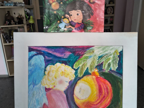 Різдвяне диво очима дітей: юні художники Кам'янського створили ілюстрації до святкової казки