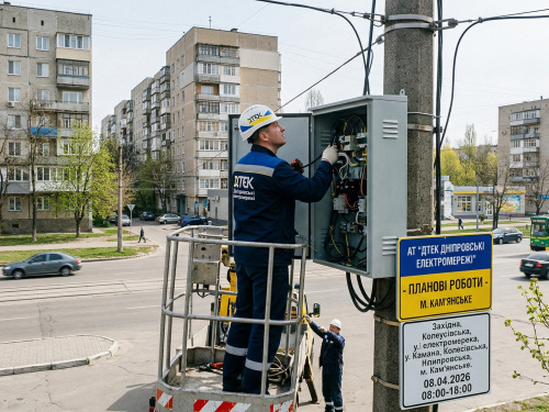 Масштабні профілактичні роботи у Кам’янському: хто залишиться без світла 8 квітня
