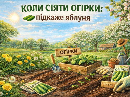 Яблуня підкаже: коли сіяти огірки, щоб зібрати рекордний урожай