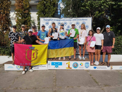 Веслувальники з Кам’янського здобули нагороди на чемпіонаті України