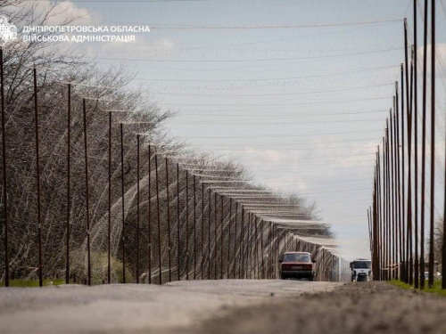 Антидронові сітки над дорогами Дніпропетровщини