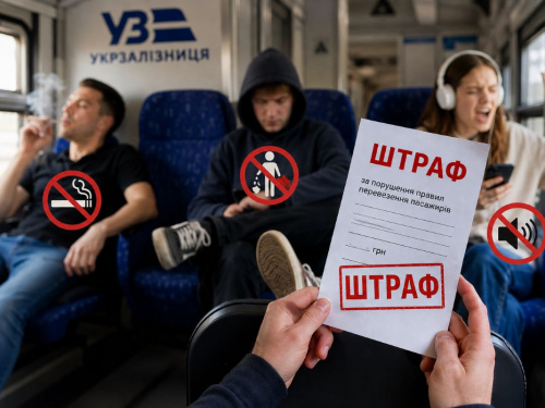 Що заборонено робити пасажирам Укрзалізниці 