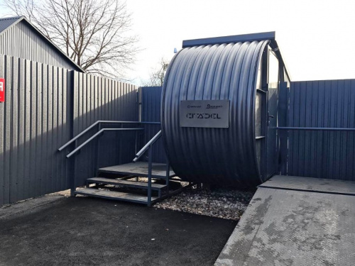 Метінвест збудував перший підземний сталевий бункер «Цитадель» для цивільних в Україні