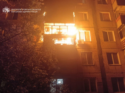 Ворожа атака безпілотників у Кам'янському