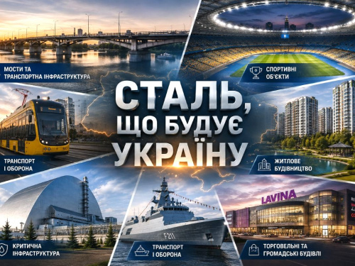 Сталь, що будує Україну: як продукція Метінвесту стала частиною знакових об’єктів країни