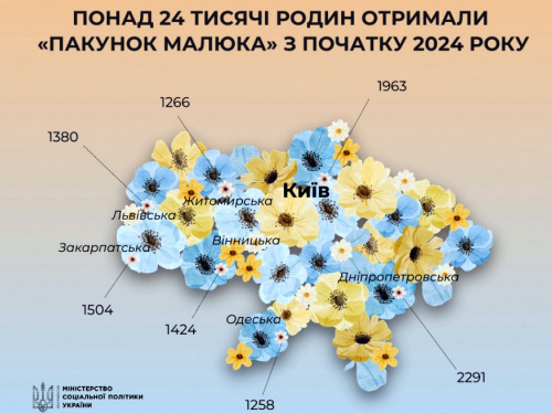 На Дніпропетровщині батьки найчастіше замість грошей обирають "Пакунок малюка" - статистика